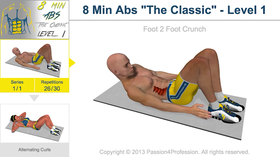 Download 8 Minutes Abs Workout For PC Windows and Mac apk screenshot 4