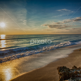 Radiant Sunrise by Sandy Friedkin - Landscapes Sunsets & Sunrises