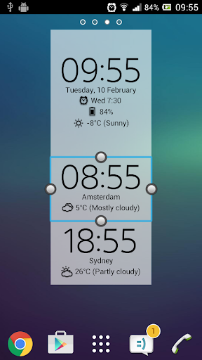 【免費個人化App】Digital Clock Widget Xperia-APP點子