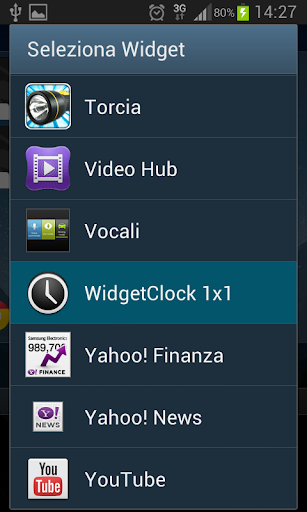 Widget Clock 2x2