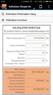 Kalkulator Perencana Keuangan Screenshots 3