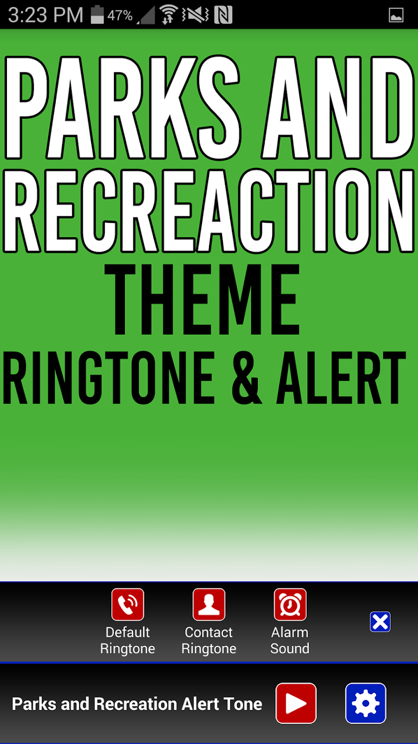 Parks and Recreation Ringtone Screen 2
