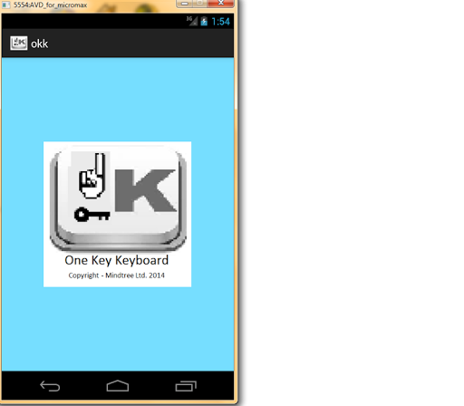 Okk One key keyboard