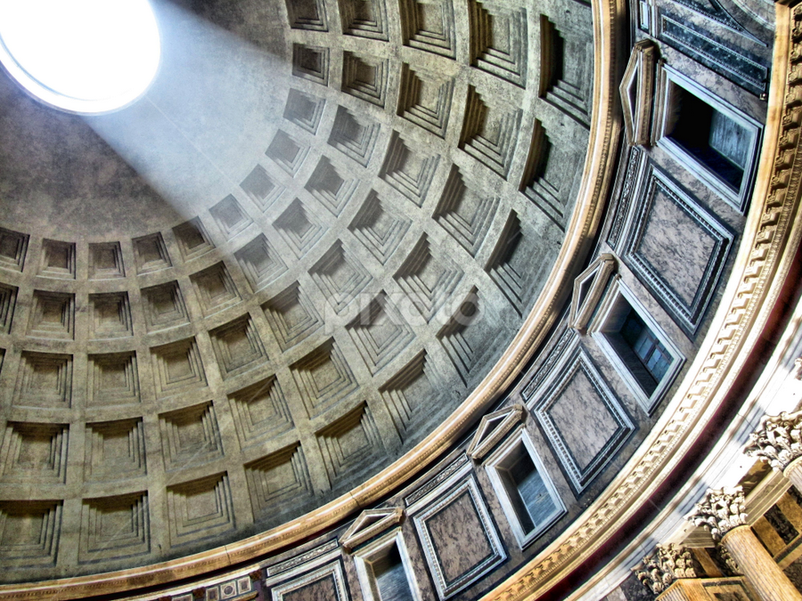 The Pantheon Dome by Jennifer Wheatley-Wolf - Buildings & Architecture Public & Historical