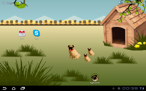 download Pugzie Cute Pug Live Wallpaper free
