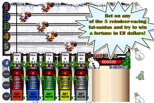 Android application Jingle Bell Derby Coin Op screenshort
