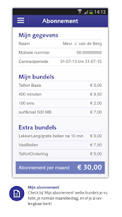 Mijn Telfort Screenshots 3