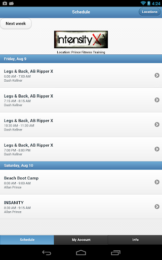 IntensityX3 Group Fitness