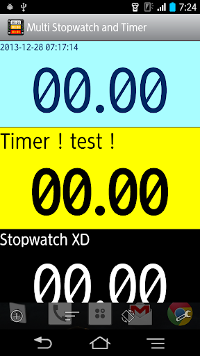 Multi Stopwatch Timer free