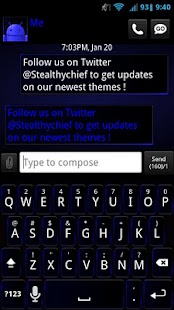 How to mod GO SMS Dark Blue Theme 1.2 unlimited apk for pc