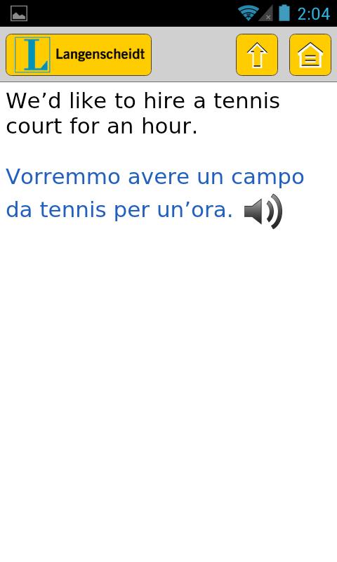 Italian talk&amp;travel Screen 3
