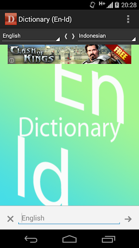Dictionary En-Id