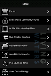 Living Waters Community Church poster 2