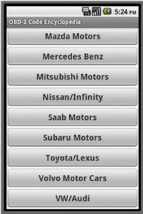 Free OBD-2 Code Encyclopedia APK