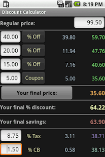 Free Discount Calculator APK for PC