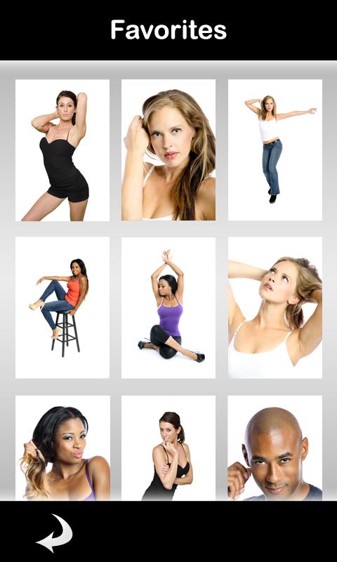 Posing App- Model Poses Screen 3