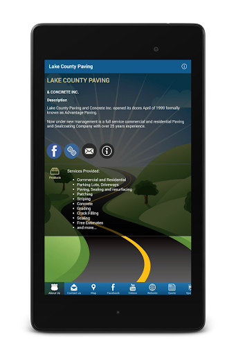 【免費商業App】Lake County Paving & Concrete-APP點子