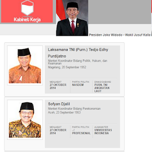 Free Kabinet Kerja RI 2014/19 APK