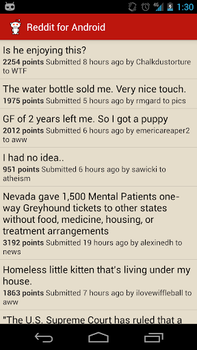 Reddit for Android