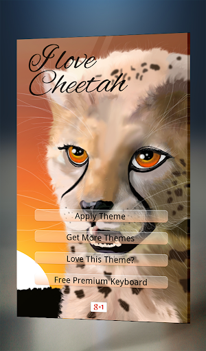 I Love Cheetah Keyboard