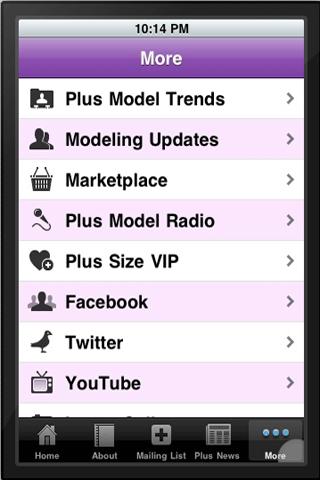 Plus Model Magazine Screen 2