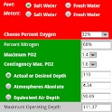 Scuba Nitrox Calculator logo