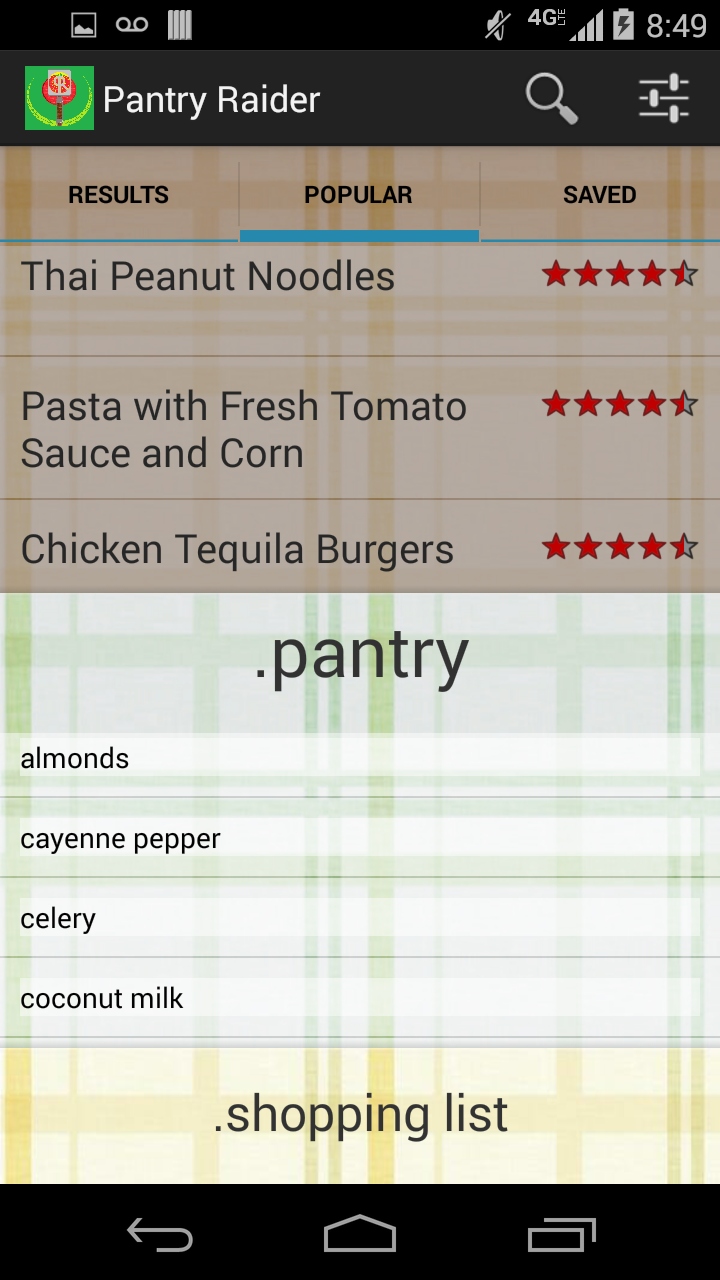 Pantry Raider - Recipes &amp; More Screen 2