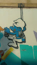 Smurf on the Wall