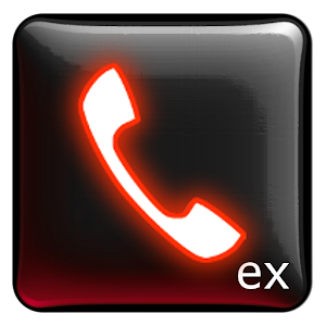 ExDialer theme Red Neon Glass.apk 1.0