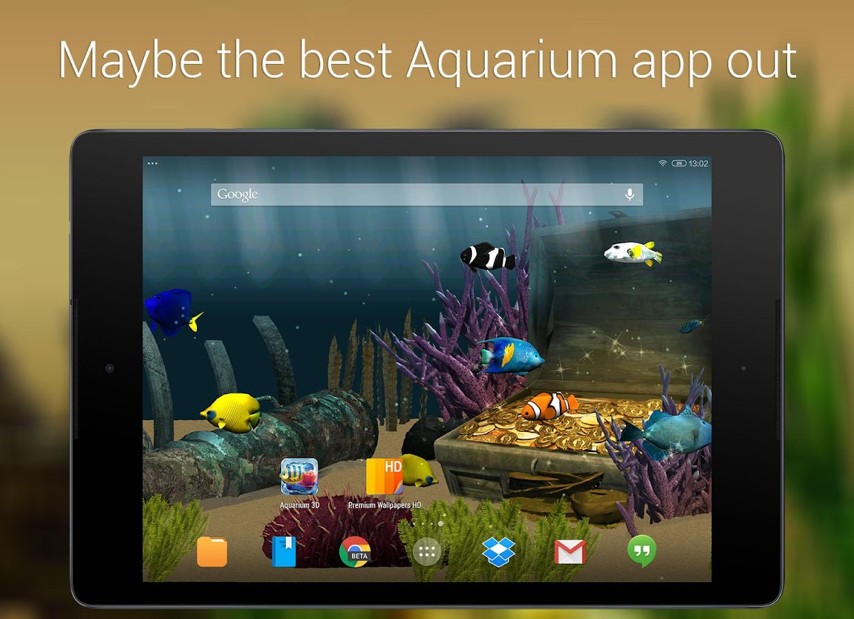Aquarium 3D Live Wallpaper - screenshot