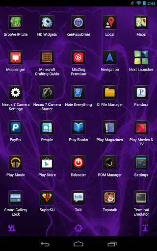 【免費個人化App】Next Launcher 3D Purple Wind-APP點子