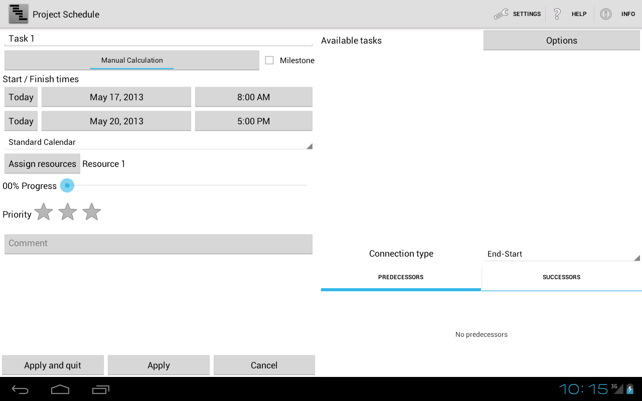 Task 8. Project Schedule. Task 8 (0.99 кг).