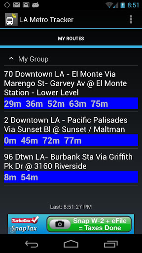 LA Metro Tracker