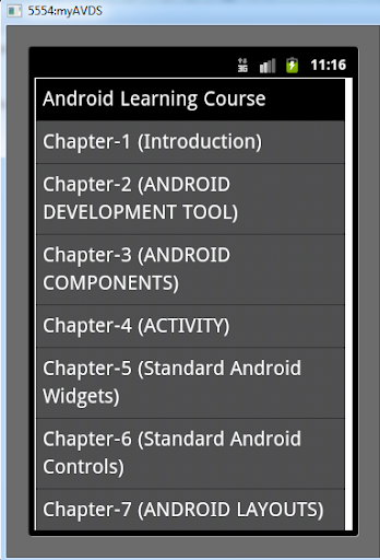 Easy to learn of android'
