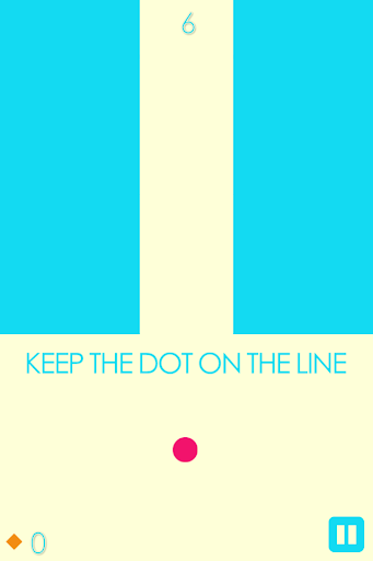 【免費街機App】Keep the dot on the line-APP點子