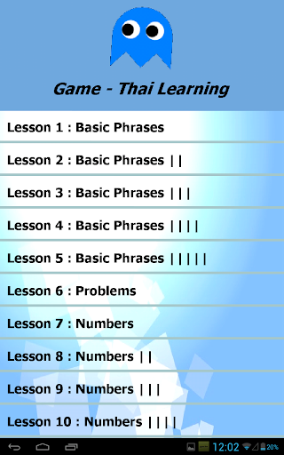 Game - Thai Learning