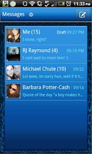 How to mod GO SMS - Blue Cheetah 1.1 mod apk for android
