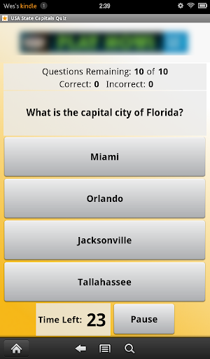 【免費解謎App】USA State Capitals Quiz-APP點子