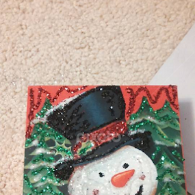 Snowman box by Heather Parrish - Public Holidays Christmas