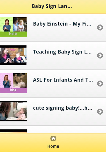 Baby Sign Language