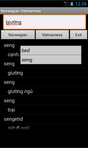 Norwegian Vietnamese Dictionar