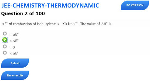 【免費教育App】JEE-CHEMISTRY-THERMODYNAMICS-APP點子