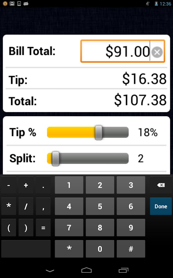 Tip Calculator Android Apps On Google Play