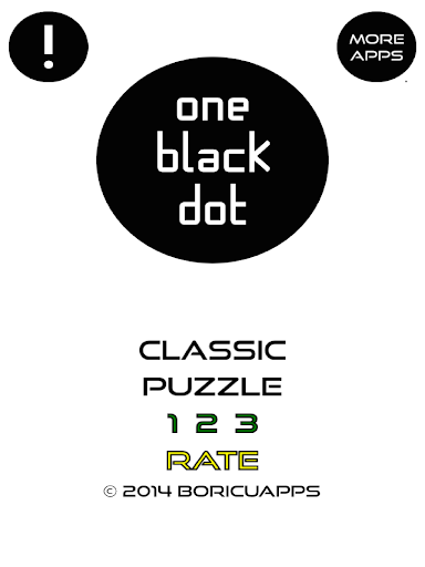 【免費解謎App】One Black Dot-APP點子