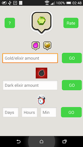 Clash for Clans Gem Calculator