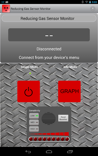 Reducing Gas Sensor Monitor