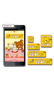 Rilakkuma Clock Widget 3