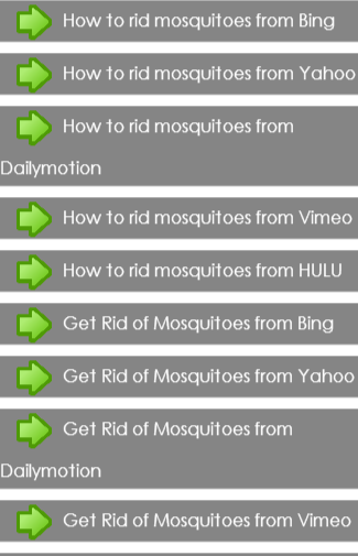 Get Rid of Mosquitoes