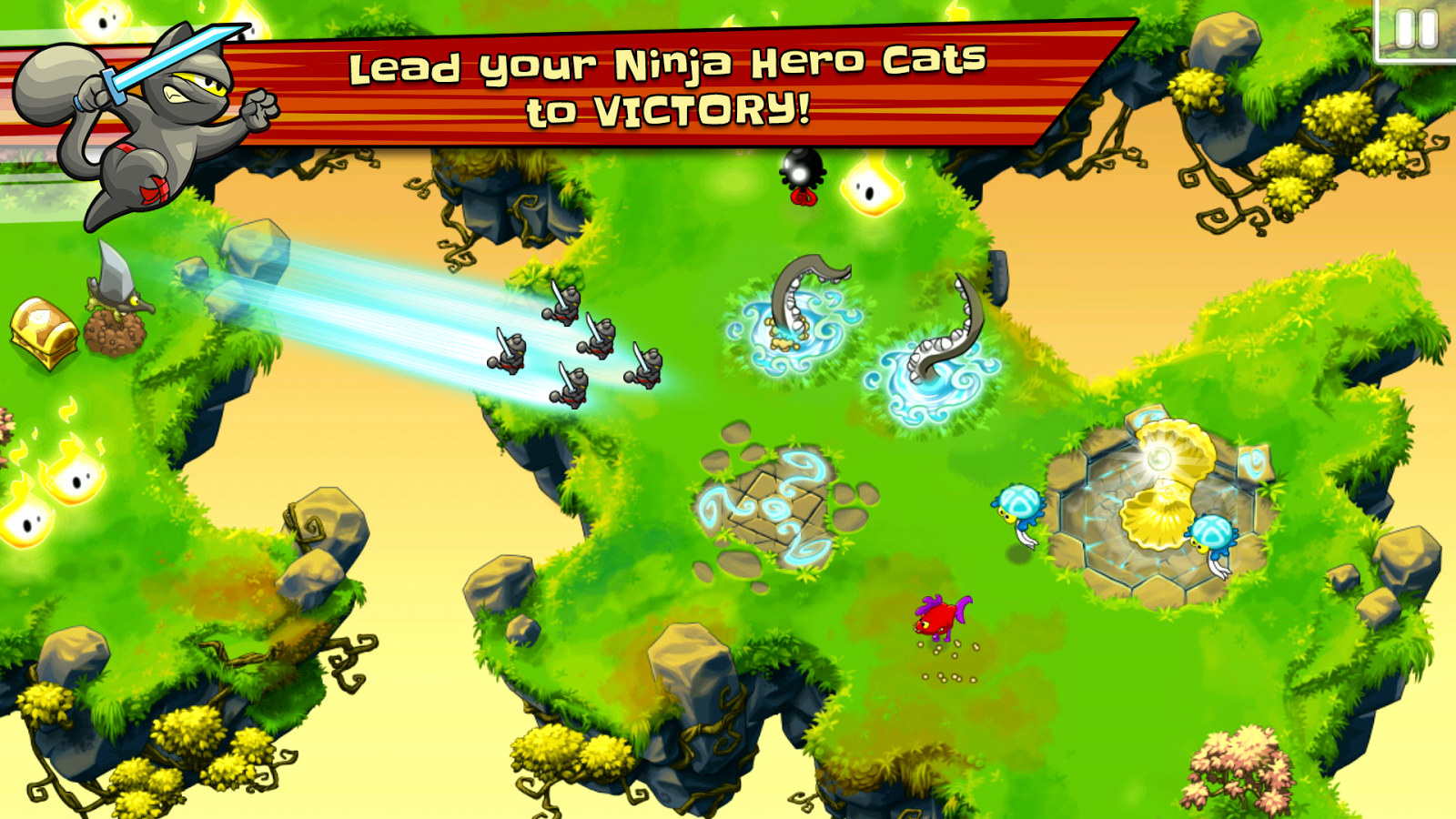 Ninja Hero Cats - screenshot
