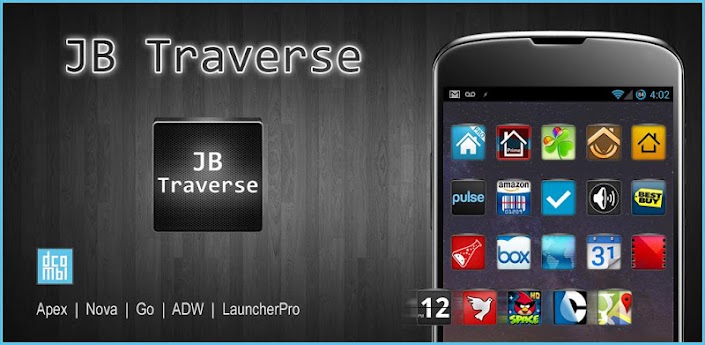 free download android full pro mediafire qvga tablet armv6 apps ADW APEX GO - Traverse Theme APK v3.2 themes games application